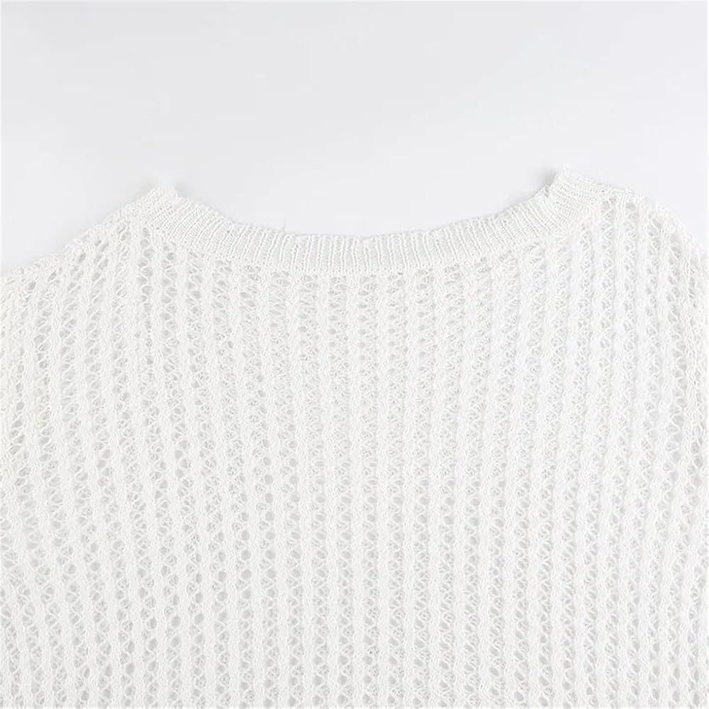 トップス theredthread S big symbol knit white THEREDTHREAD / ザレッドスレッド】S big symbol knit